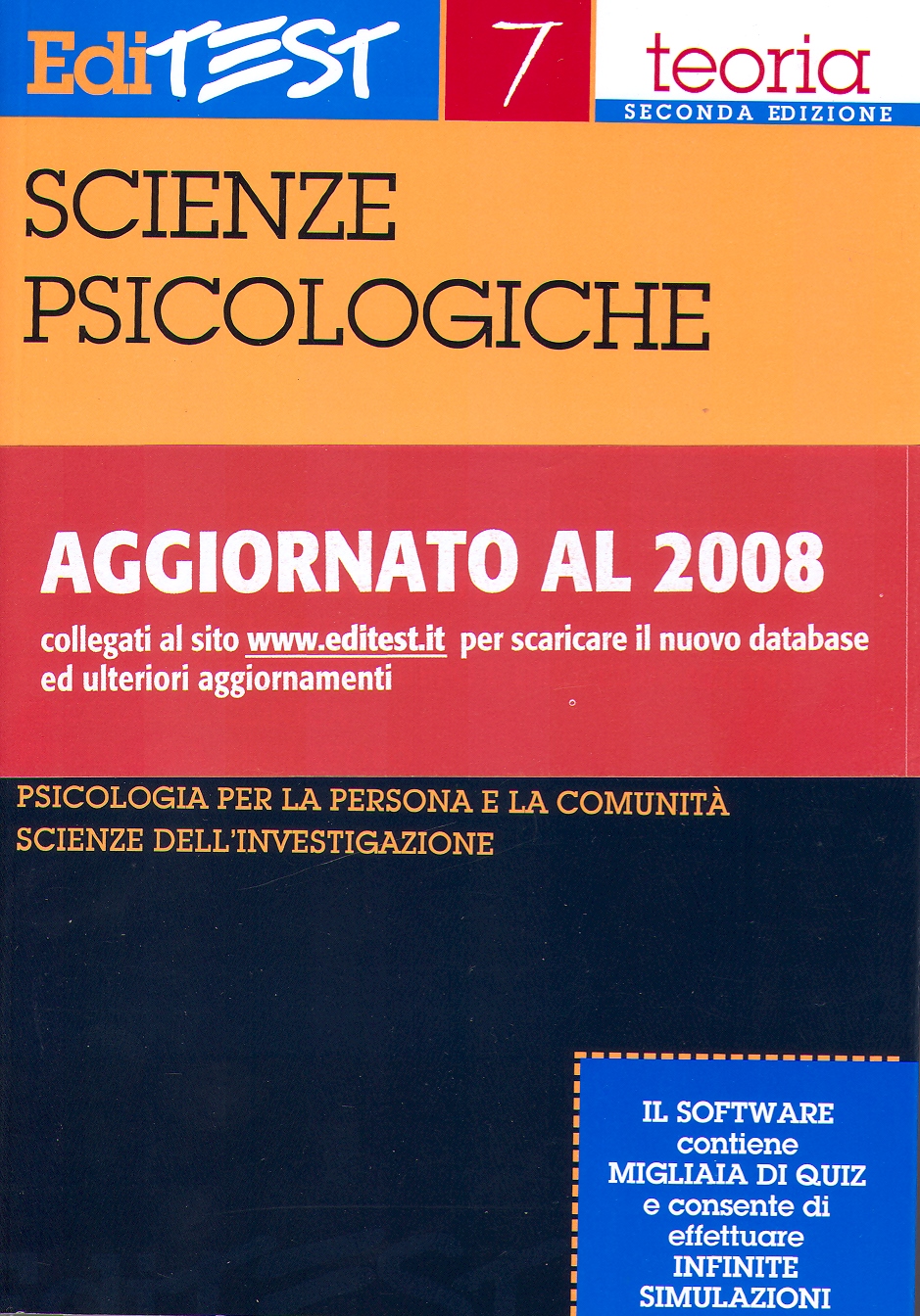 Editest Scienze Psicologiche Teoria